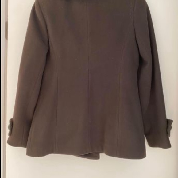 Aritzia T. Babaton Chocolate Brown Howell Wool Coat - Picture 2 of 3